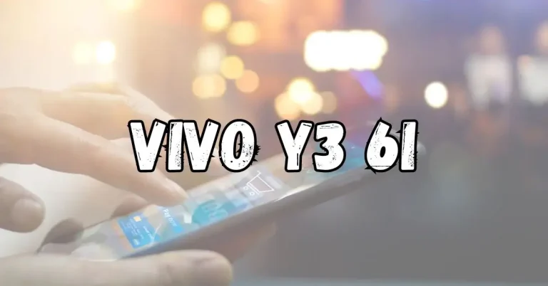 Vivo Y3 6i