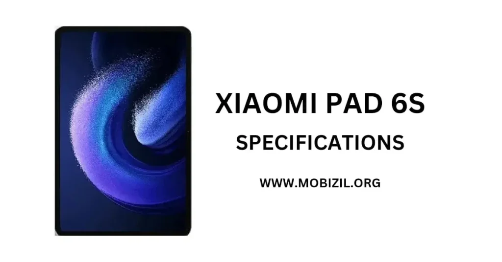 سعر و مواصفات Xiaomi Pad 6S
