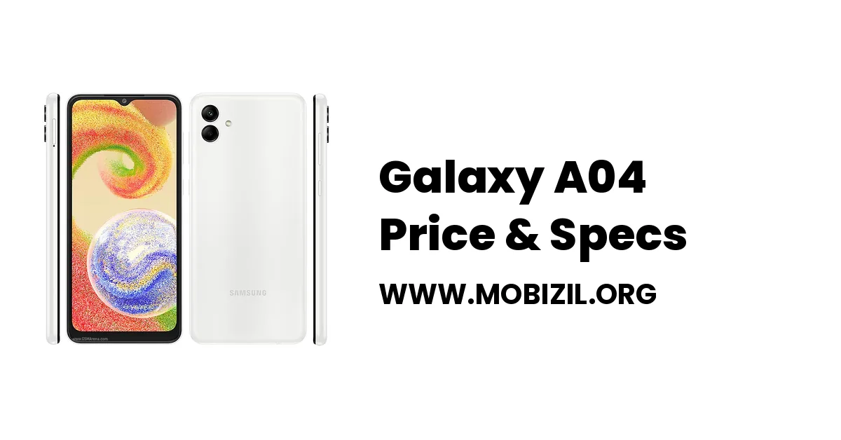 سعر ومواصفات Samsung Galaxy A04