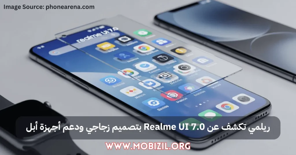 ريلمي تكشف عن Realme UI 7.0 بتصميم زجاجي ودعم أجهزة أبل