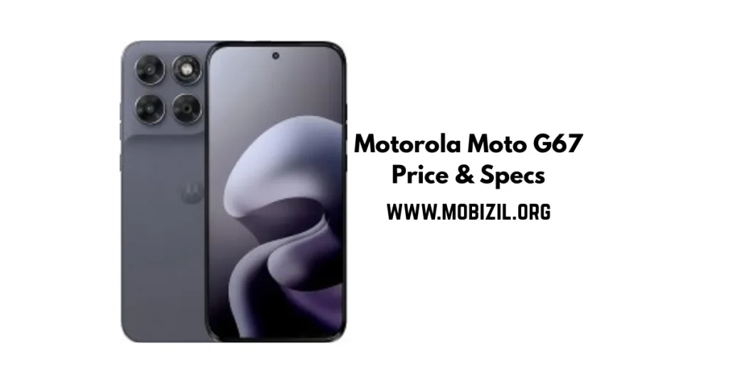 سعر ومواصفات Motorola Moto G67