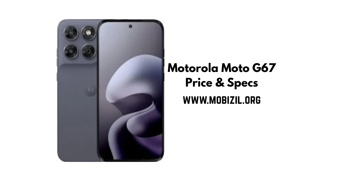 سعر ومواصفات Motorola Moto G67