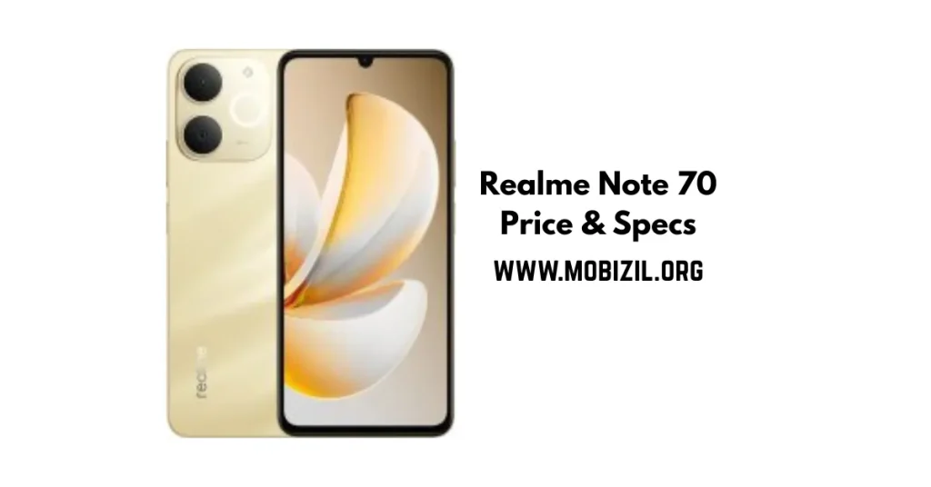 سعر ومواصفات Realme Note 70