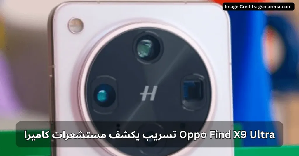 تسريب يكشف مستشعرات كاميرا Oppo Find X9 Ultra