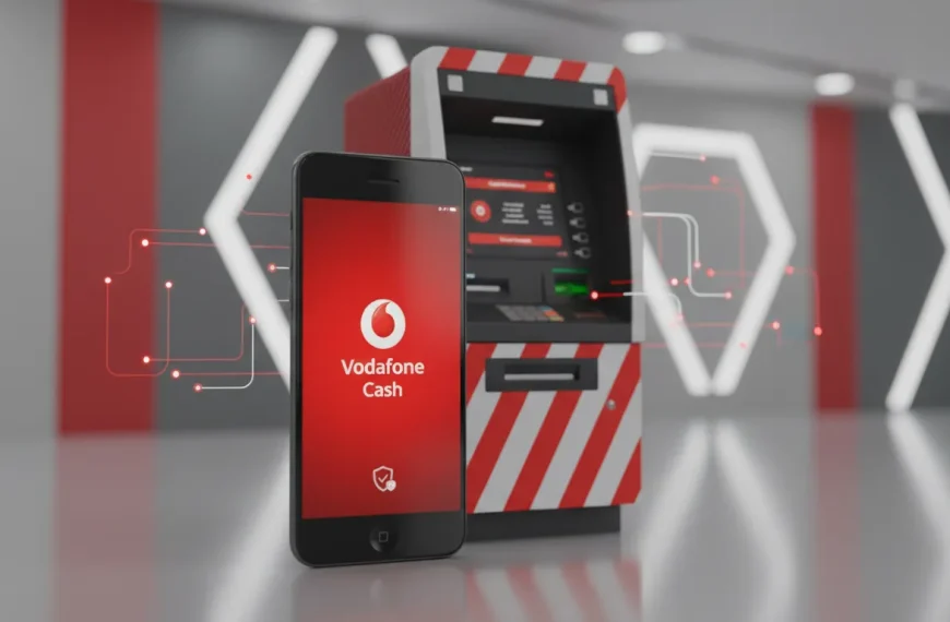 كود سحب فودافون كاش من atm