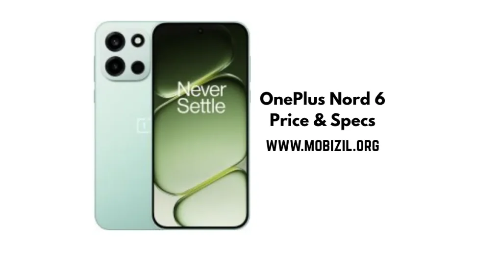سعر ومواصفات OnePlus Nord 6