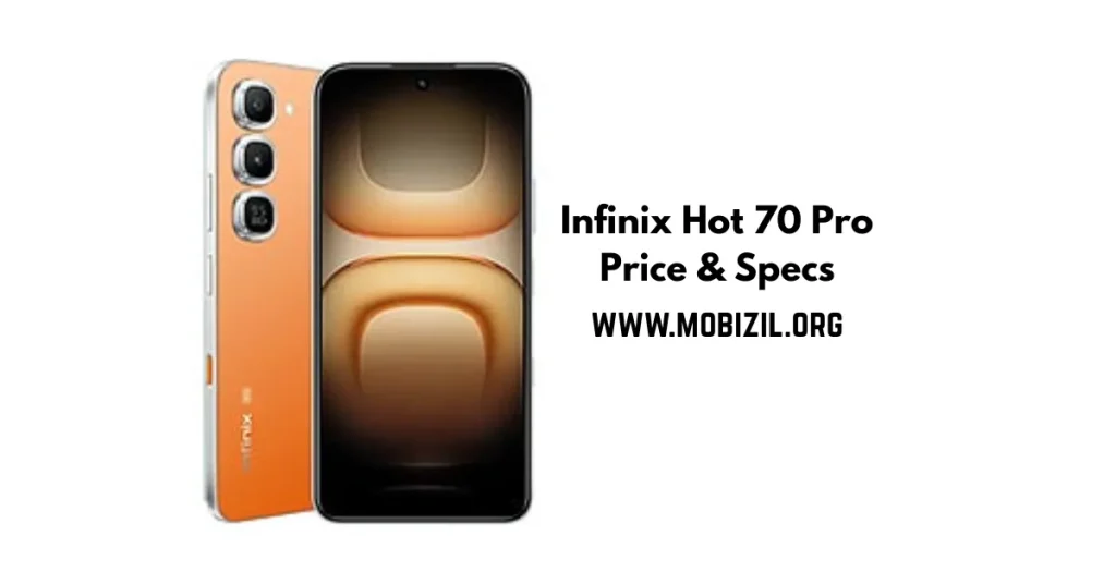 سعر ومواصفات Infinix Hot 70 Pro