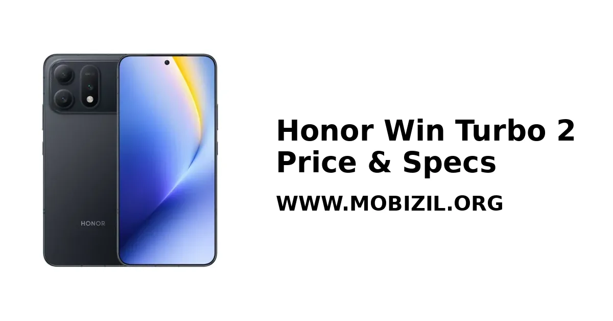 سعر ومواصفات Honor Win Turbo 2